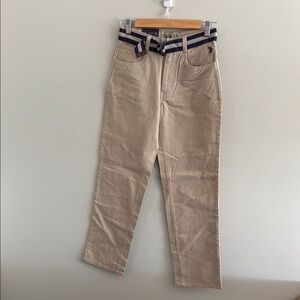 U.S. Polo ASSN Tan Pants with Belt